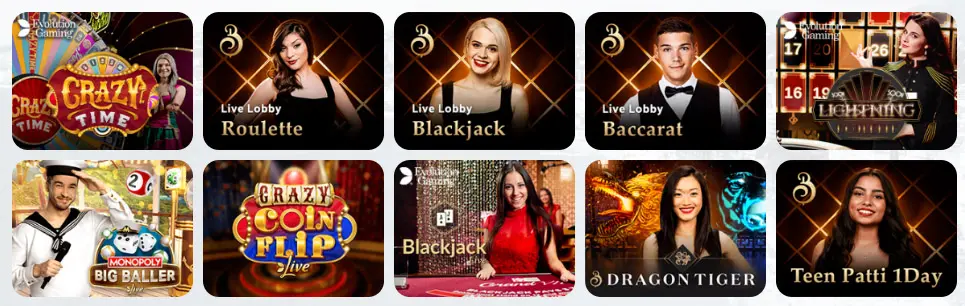 Juegos de casino en vivo MARSBET CASINO