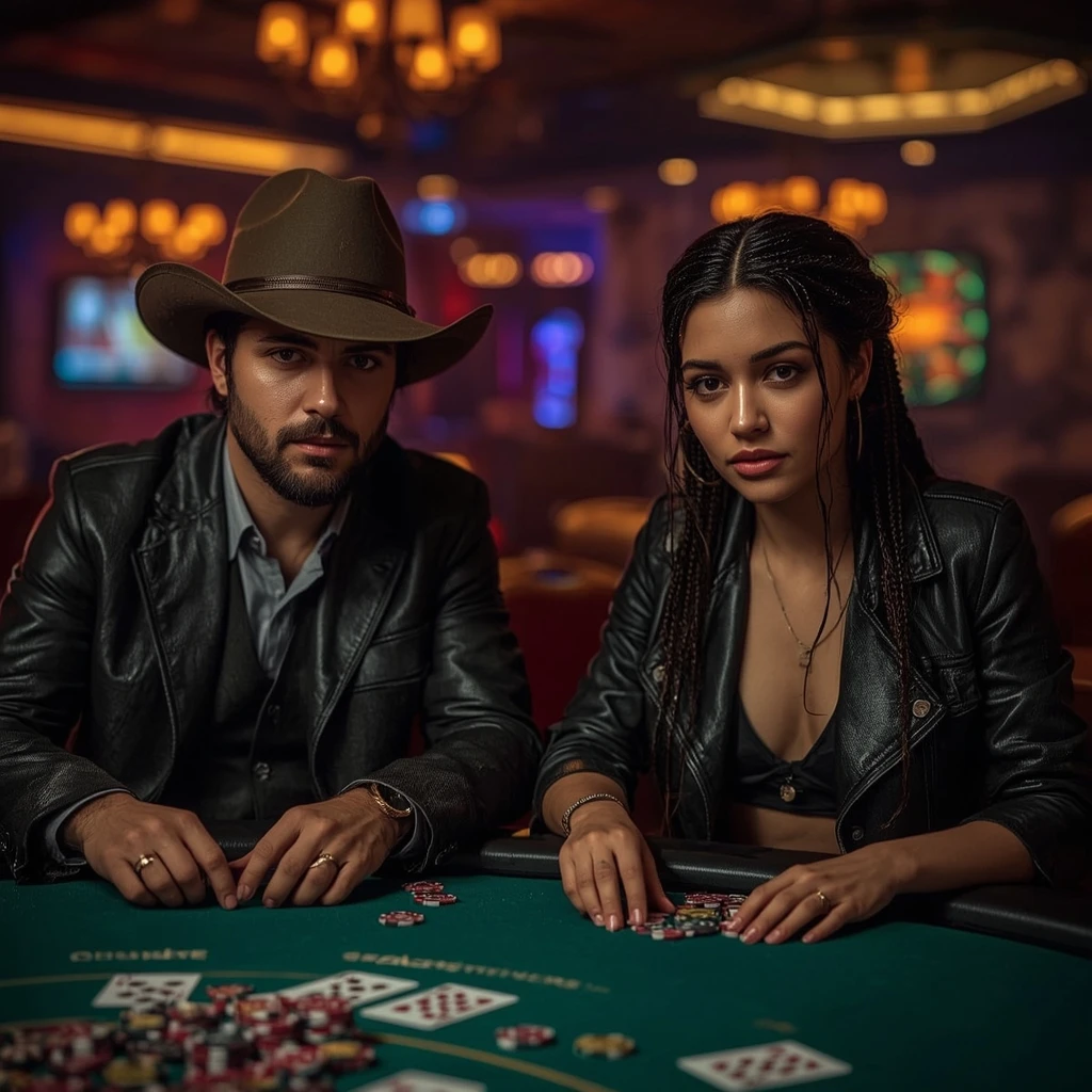 foto de dos jugadores de póker MARSBET CASINO